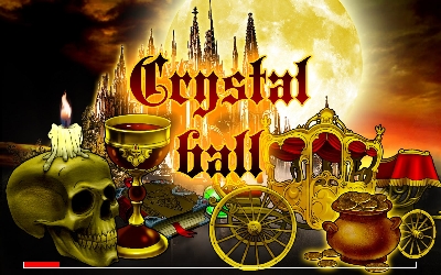 Заставка игры Crystall Ball для игровых автоматов. Разработка игр